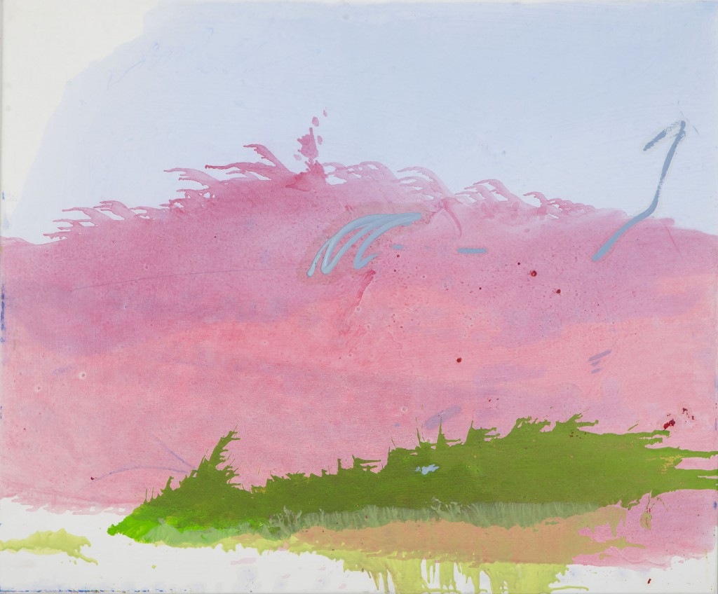 Rosa, 100 x 200 cm, Öl auf Leinwand, 2023