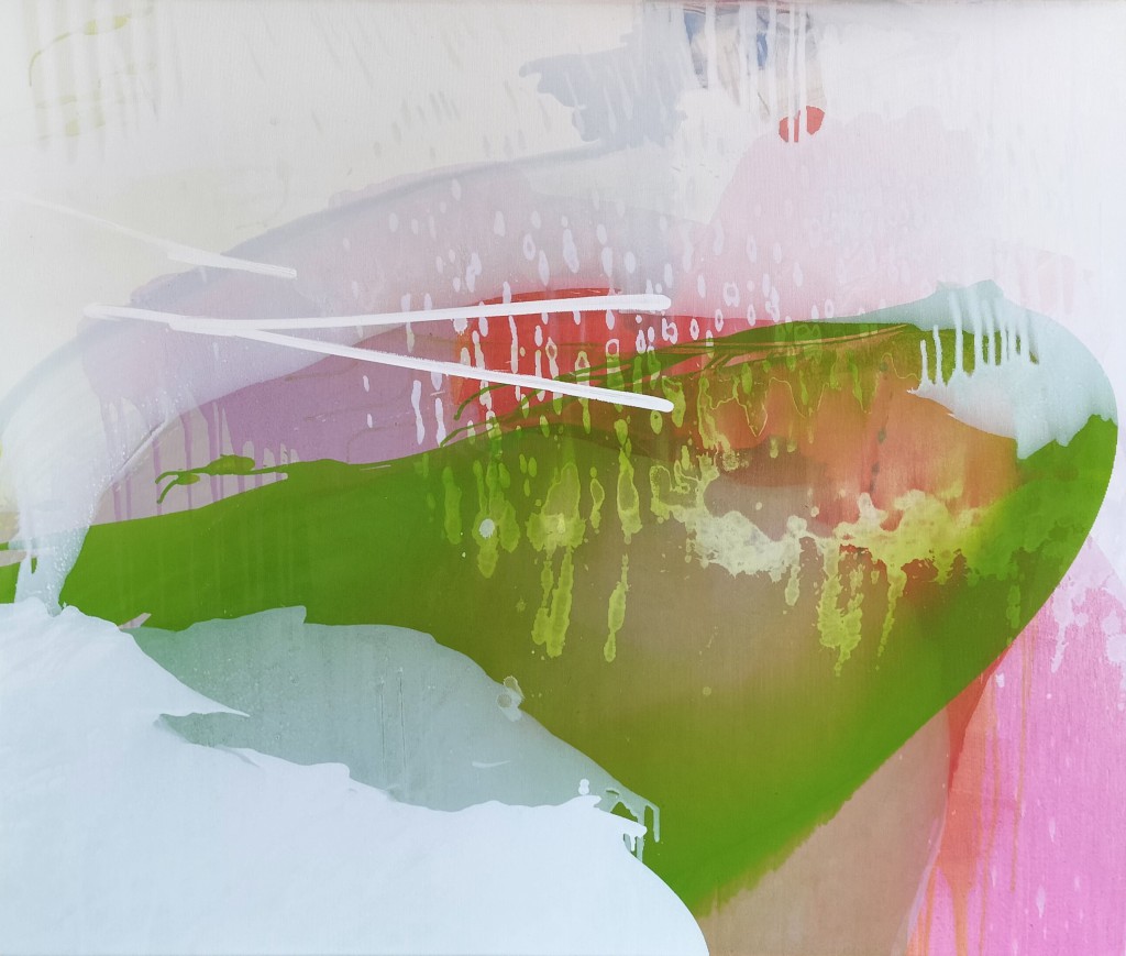 "Universe, stupid" . 100 x 120 cm . Oil on Canvas . 2024